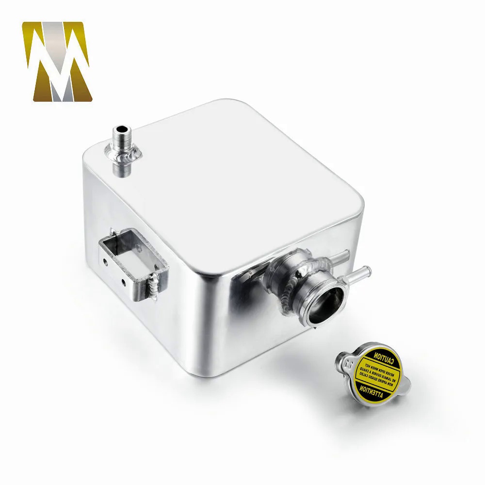 Antirouille Auto 2L Universal Aluminum Coolant Overflow Tank - Silver ...