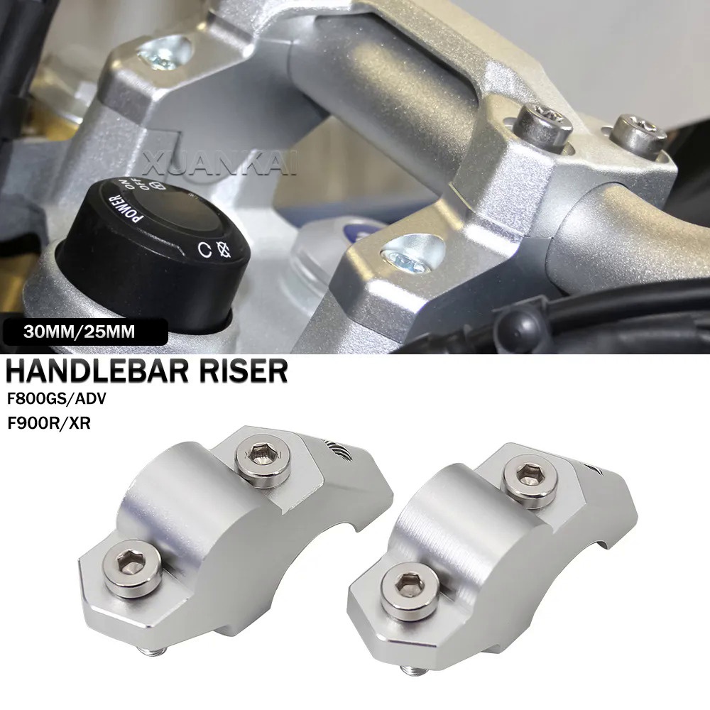 BXRO Motorcycle Handlebar Risers With Offset Handlebar Lifter For BMW