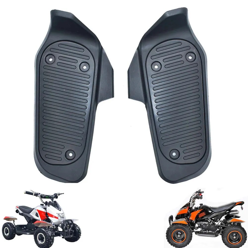 46Z 1 Pair Foot Rest Guard ATV Footrest for 49cc kids quad bike mini