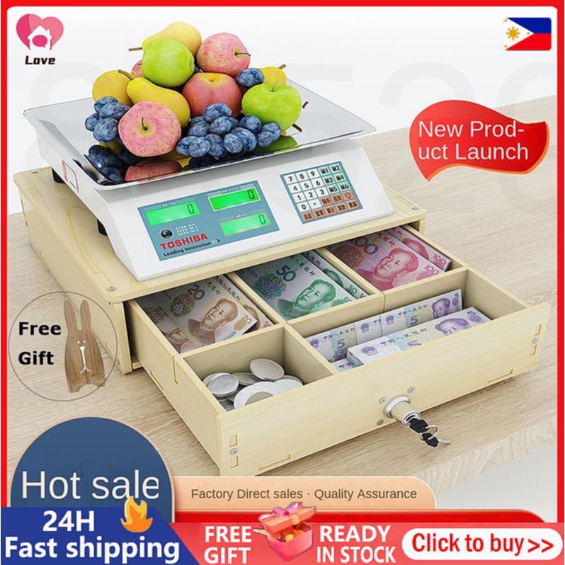 S911 Cash register box with lock supermarket floor cashier box Shopee