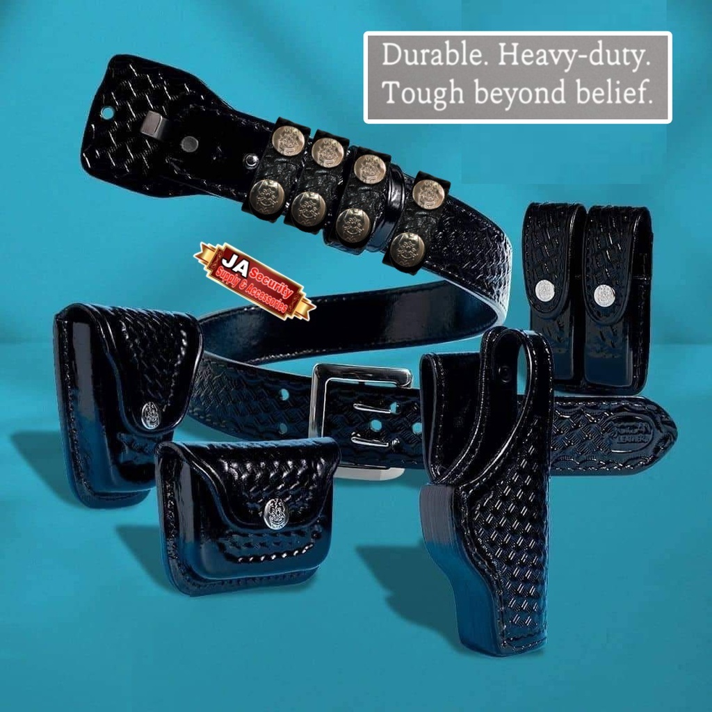 PNP Leather Rig Belt Set Heavy Duty (J*rdan Makapal) Shopee Philippines