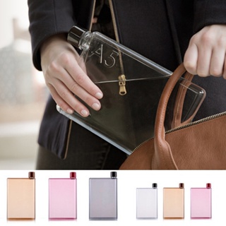 1PCS 350ml/420ml Notebook Pad A5/A6 Bottle: Portable Flat