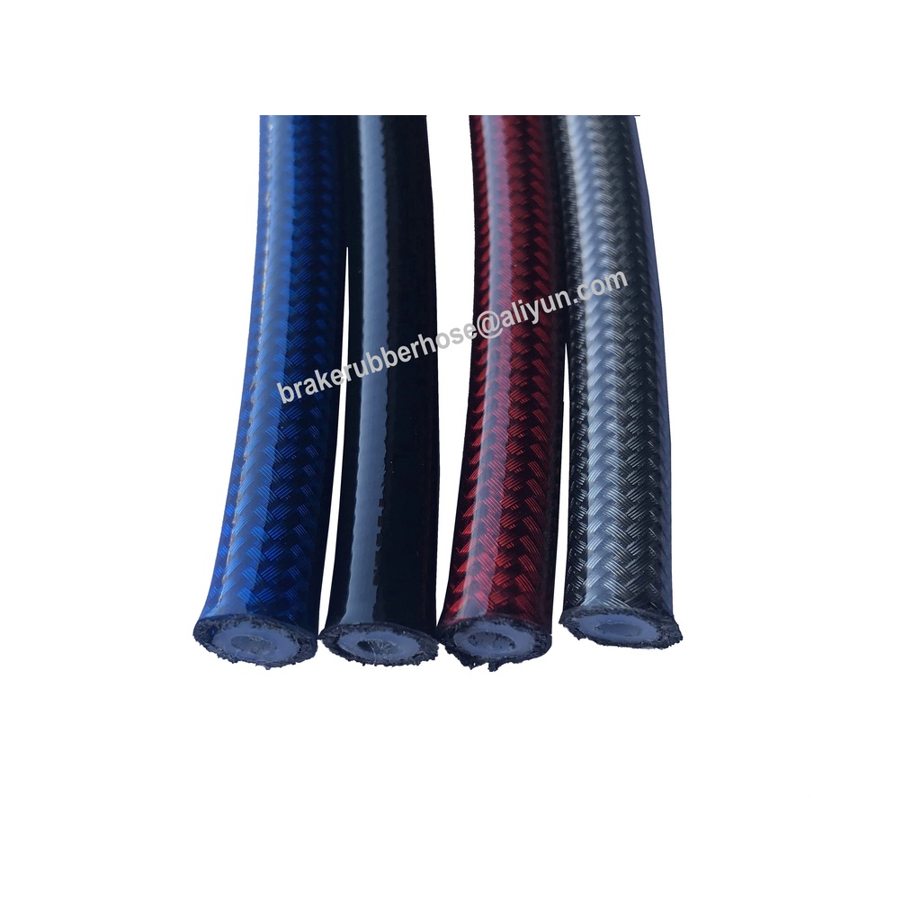 AN3 Automotive motorcycle 1/8" 304 stainless steel wire ptfe braided