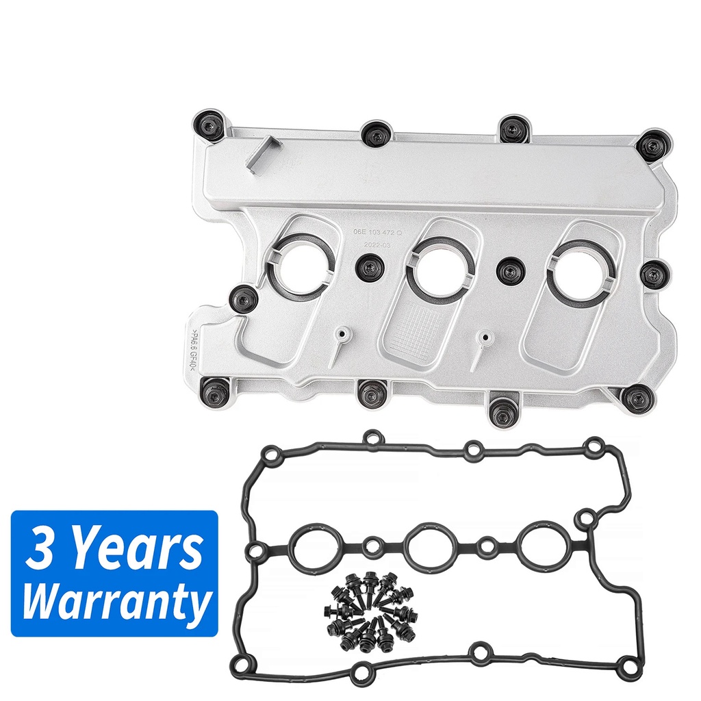 Right Cylinder Head Valve Cover with Gasket＆bolts 06E103472Q For AUDI