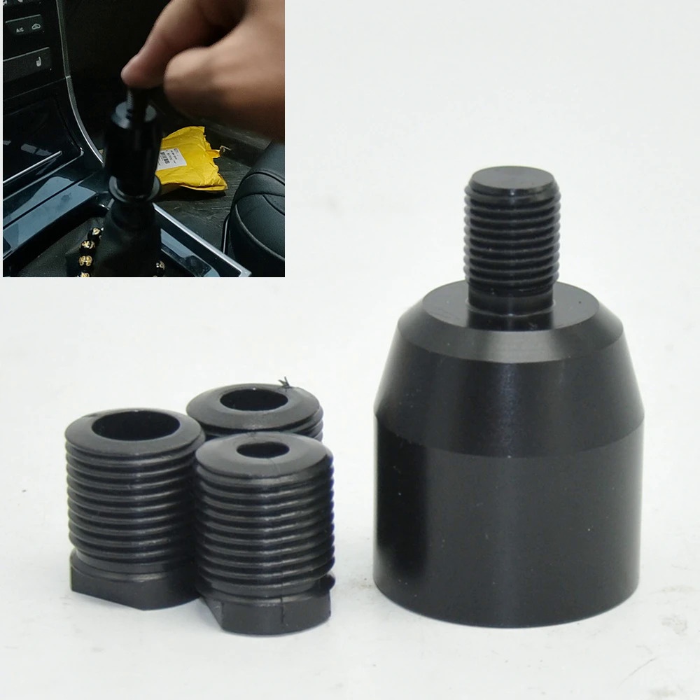 Alloy Gear Shift Knob Reverse Lockout Lever Lifter Up Gear Shift Knob ...