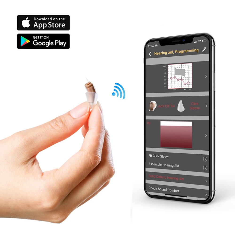 Original Rexton CIC ITC 8 Channel Programmable Digital Hearing aid ...