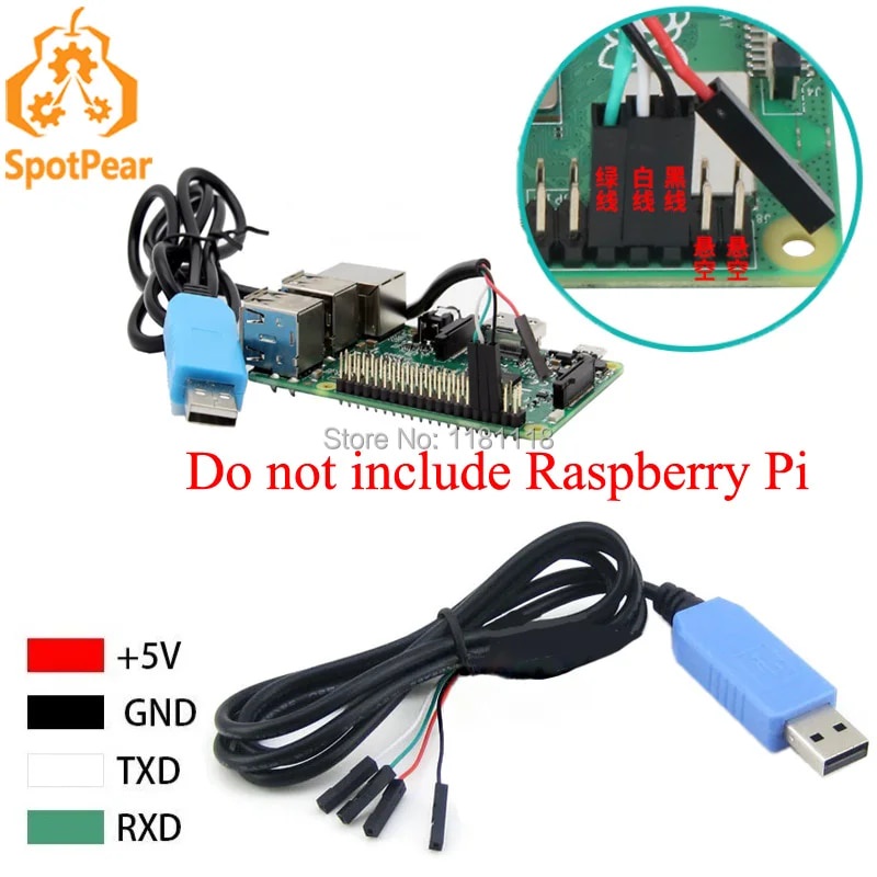 Raspberry Pi Debug Cable Usb To Ttl Serial Cable Pin Dupont Line