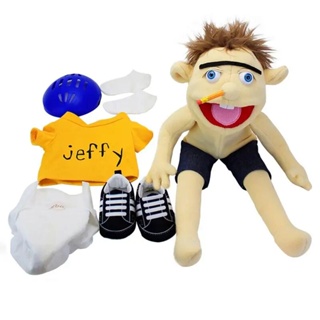 38cm Jeffrey Plush Toy Figure,For Fan of Jeffy Hat Game 