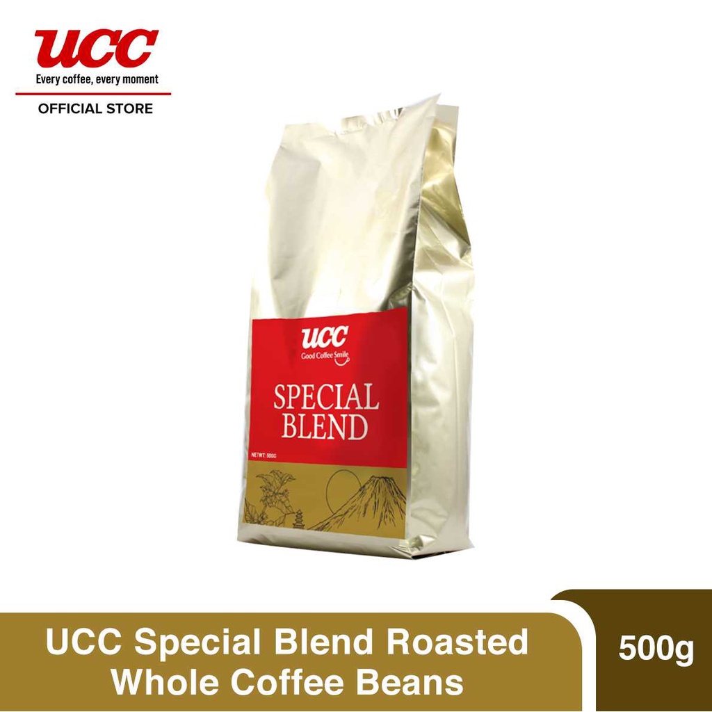 UCC Special Blend Roasted Whole Coffee Beans 500g | Shopee Philippines