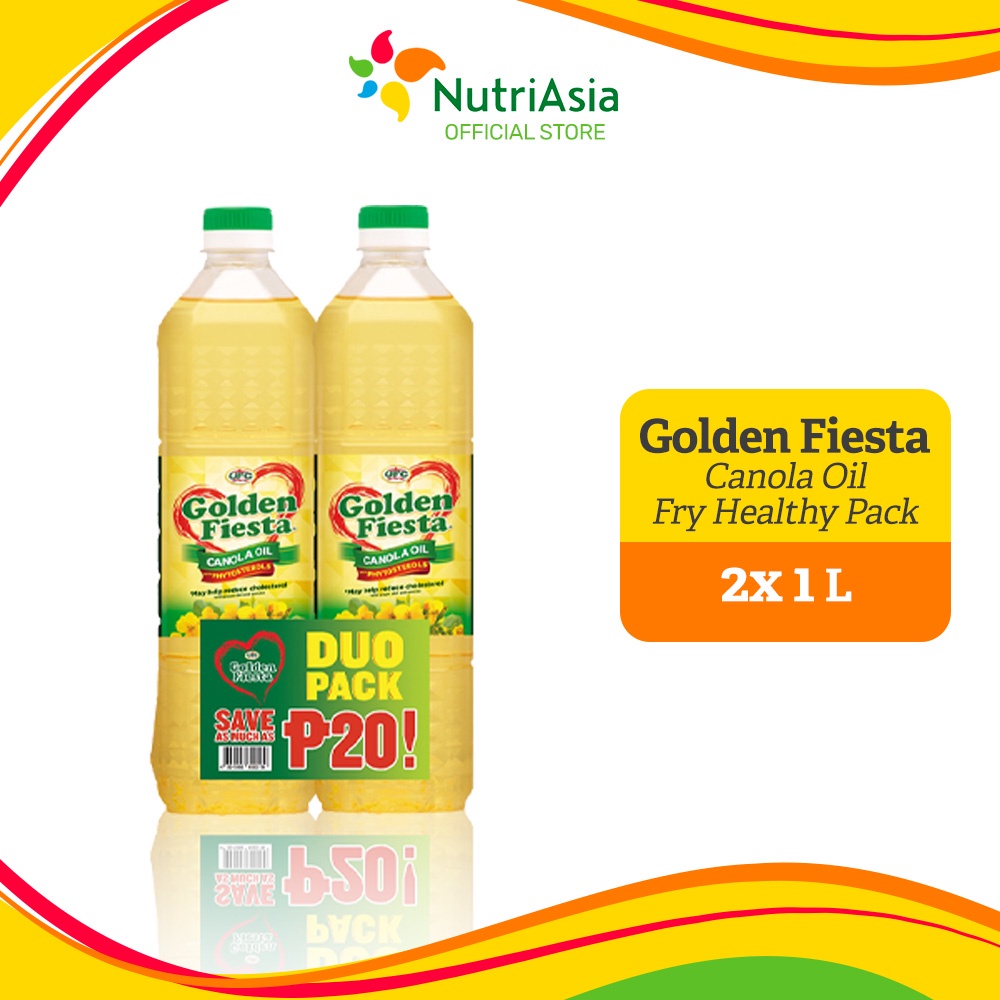 UFC Golden Fiesta Canola Oil Fry Healthy Pack Shopee Philippines