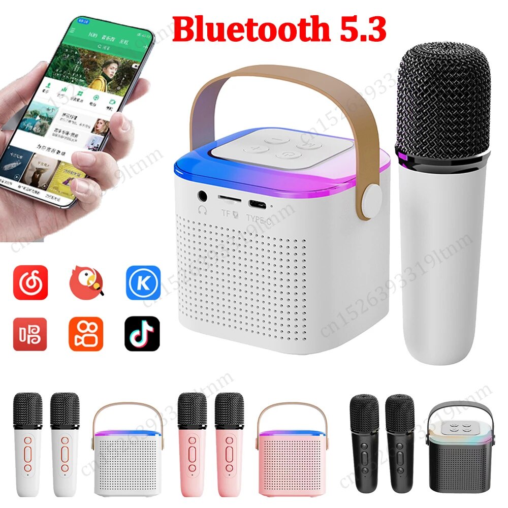 Portable Karaoke Microphone and Speaker
