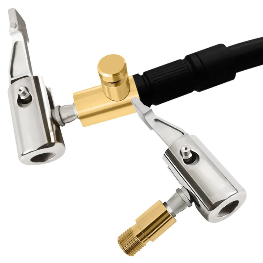 ≈Portable Tire Nozzle Clamp Inflatable Pump Connector Car Tire Air ...
