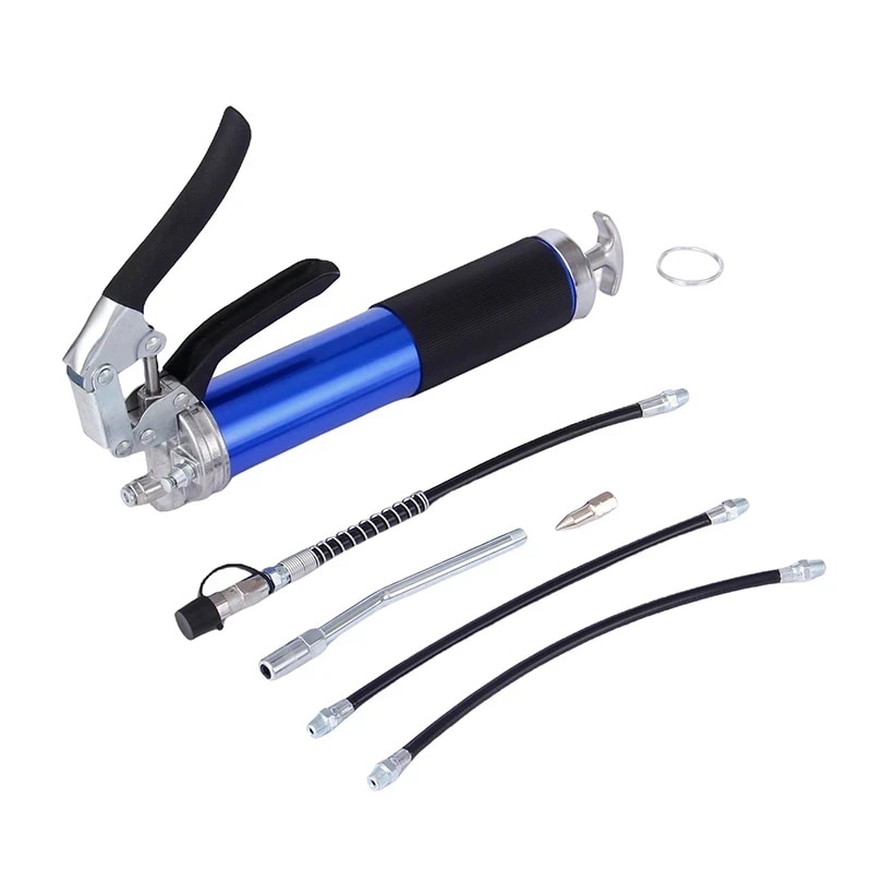 ☯9000 PSI Heavy Duty Pistol Grip Grease Gun Set 400cc Manual Grip