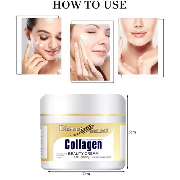 DISAAR Collagen Cream 80g Quality Face Cream Lighten Dark Spots Repair