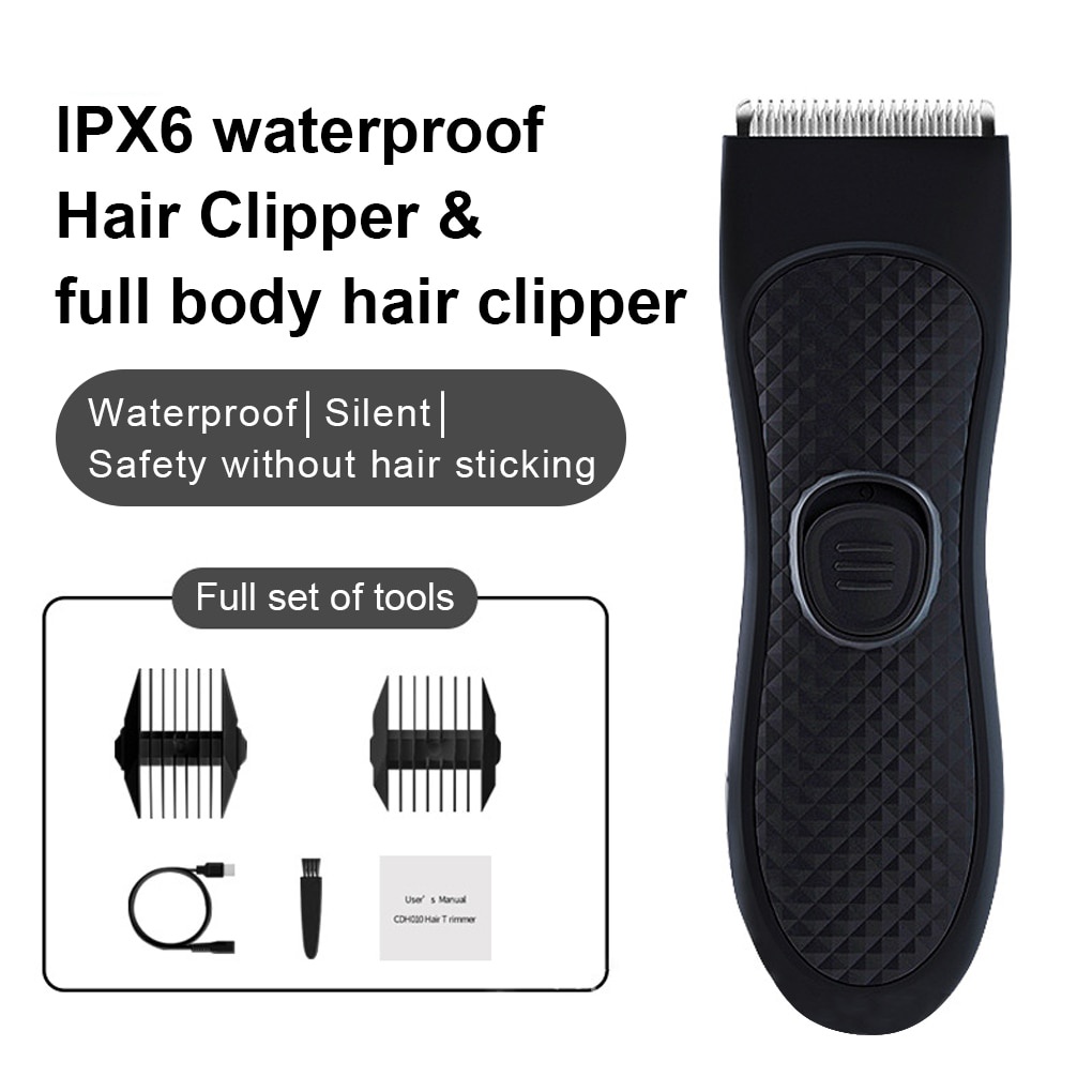 Women Men Hair Trimmer Adults Pubic Hairs Remover Waterproof Clippers