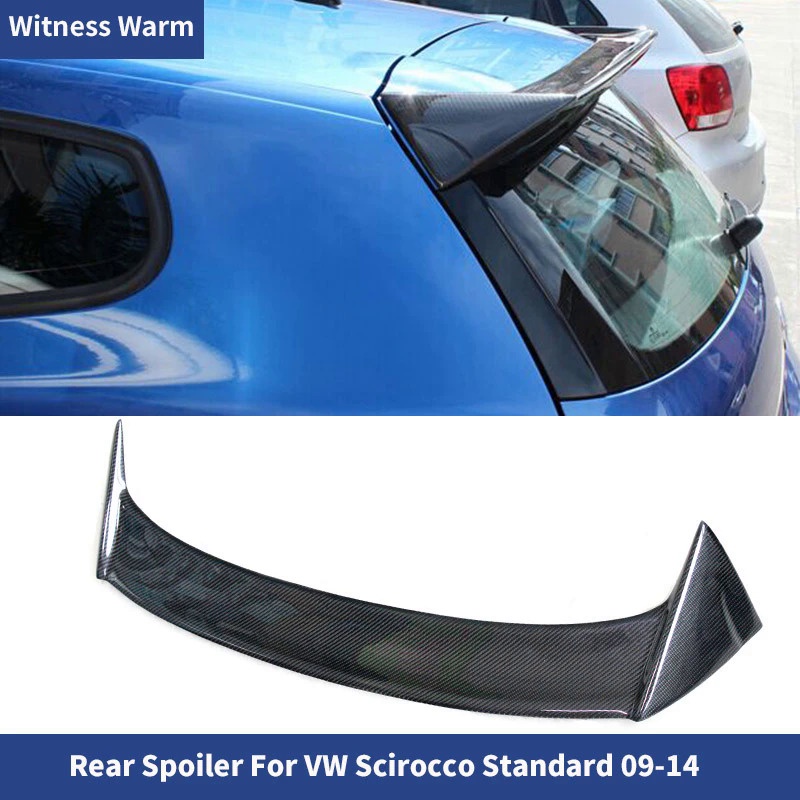 Carbon Fiber Rear Roof Spoiler Lip Trunk Wings for Volkswagen Scirocco ...