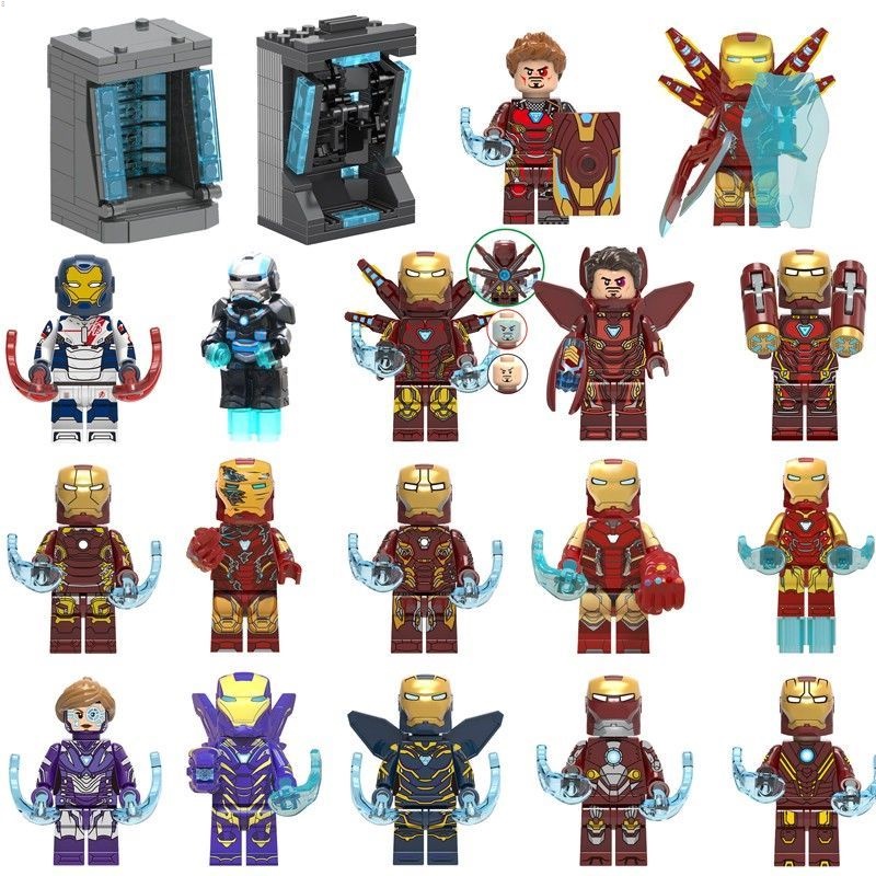 Avengers' Alliance Iron Man Base Mecha Display Full Set Out of Print ...