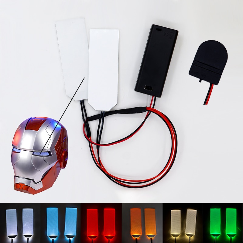Flexible Bendable DIY LED Light Eyes Kits For iron Man ultraman