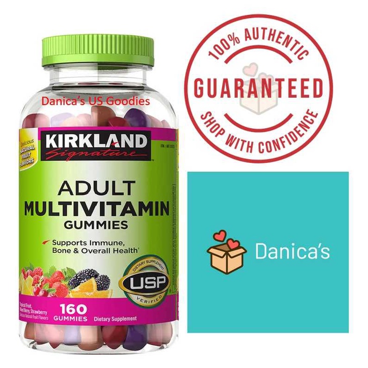 Kirkland Adult Multivitamin Gummies (160 Gummies) Shopee Philippines