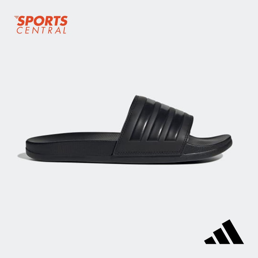 adidas Men s Adilette Comfort Slides Swim Core Black Core Black Core Black Shopee Philippines