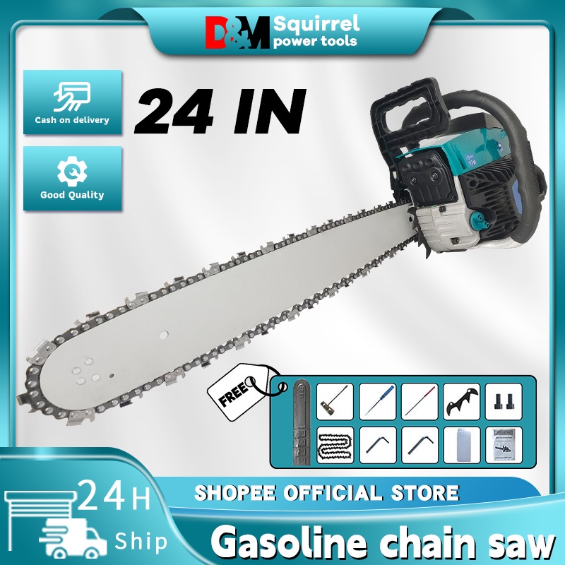 24 inch Chainsaw Gasoline Mini Power Saw Power Tool Chainsaw Original
