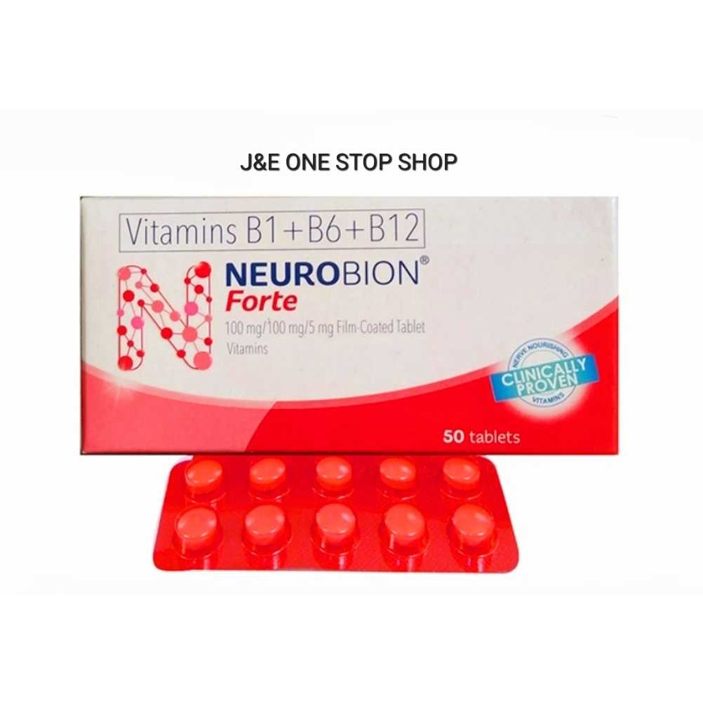 Neurobion Forte B Vitamins (B1+B6+B12) Tablet 10s Nerve Care Shopee