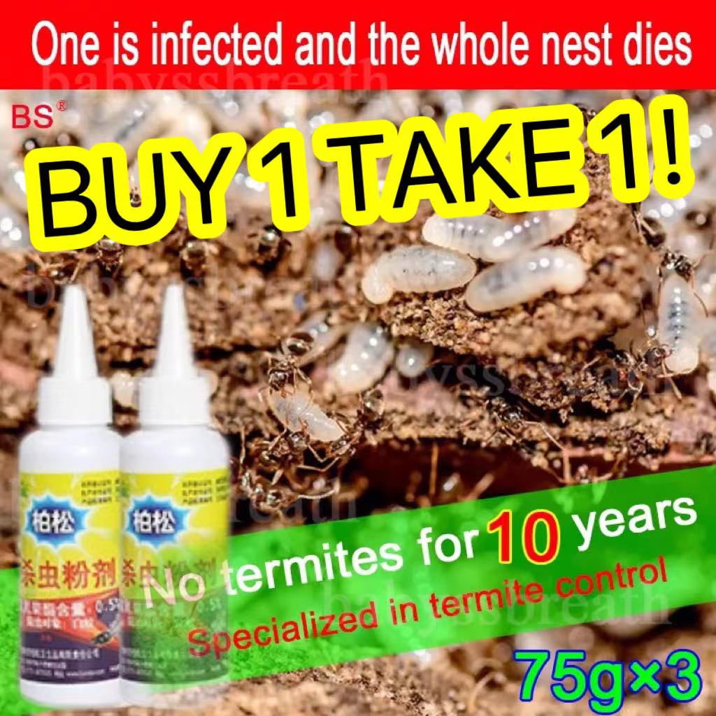 『BUY 1 TAKE 1』One infected whole nest died termite killer powder bait ...