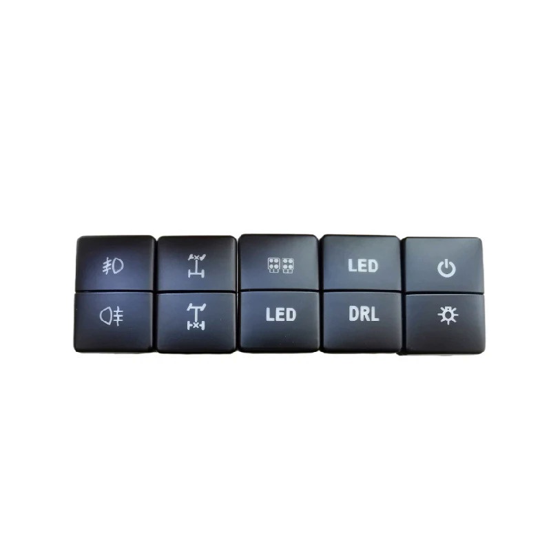 1PC Auto Dual LED And Bar Radar Light Rear Fog Diff Lamp Switch Power ...