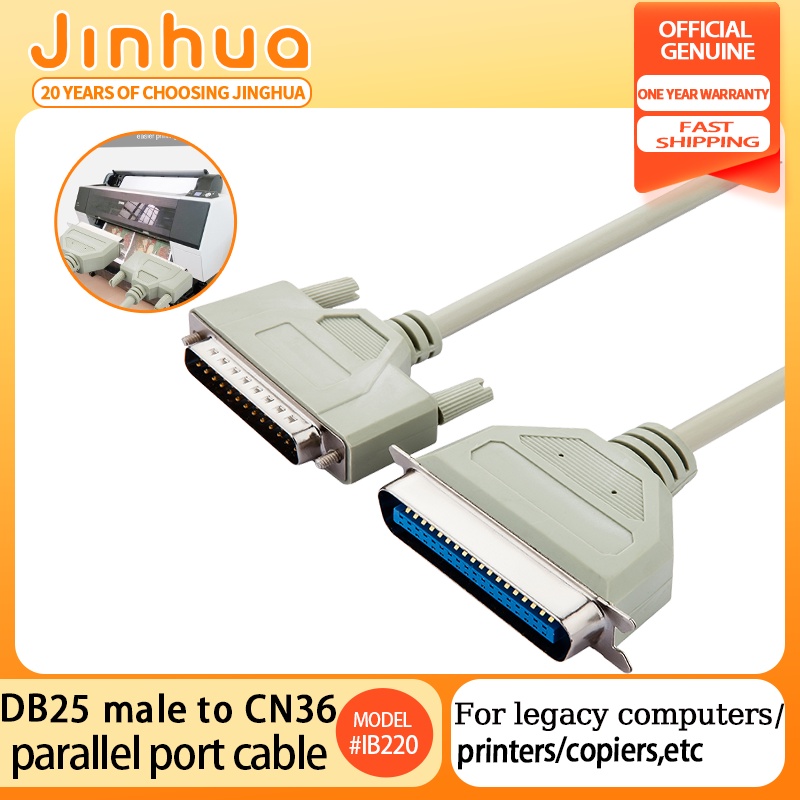 Jinhua DB25 male to CN36 parallel port cable Direct connection for