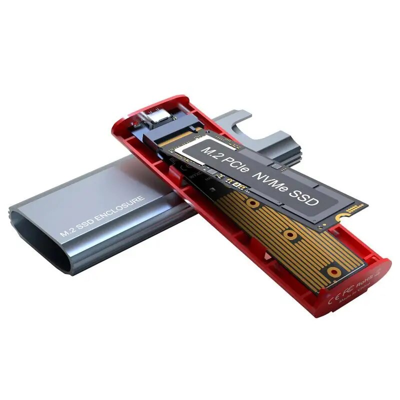 ♥M.2 Adapter NVME SSD Enclosure Adapter NVME 3.2 Gen 2 Adapter 10 Gbps ...