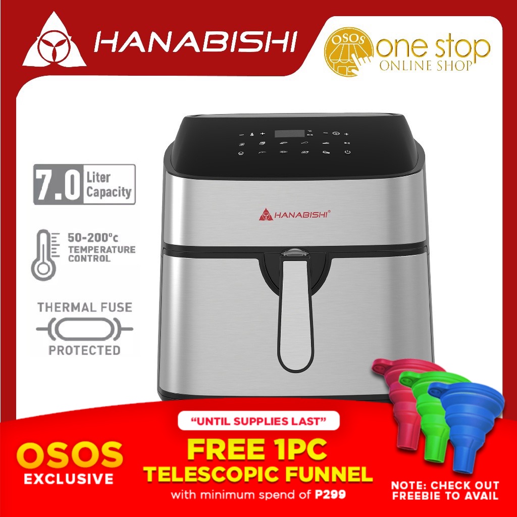 Hanabishi Original Air Fryer 7 Liter Extra Big HAFRYER70 HAFRYER70