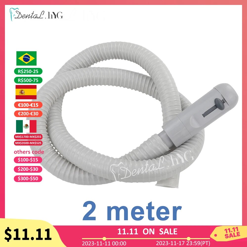 2Meter Dental Strong Weak Suction Tube Tubing Hose Pipes For Dentist