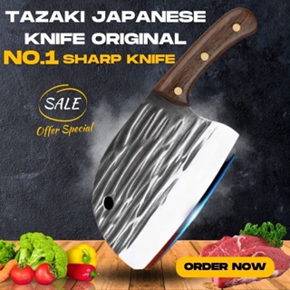 Tazaki Japanese Knife Tazaki Cutting Tools Traditional Hand Forged Kitchen  Knife Multi-Purpose Chef's Knife Japanese