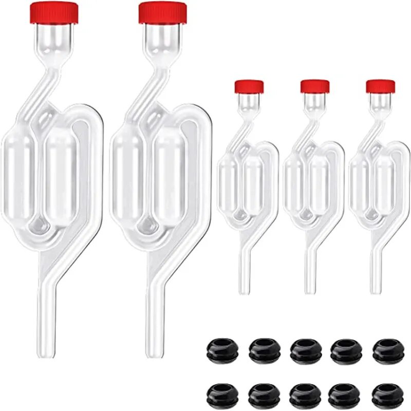 28B SShape Airlocks ,Homebrew Bubble Airlock Carboys Stopper