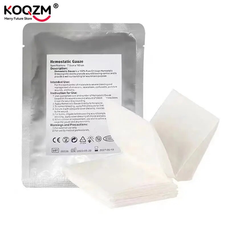 Rescue Chitosan Hemostatic Gauze Soluble Chitosan Quick Hemostatic