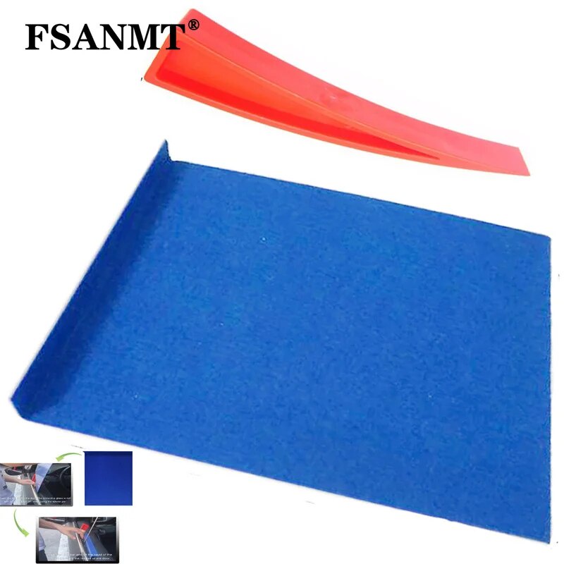 2pcs Paintless Dent Repair Tools Window Guard Protect with Felt ...