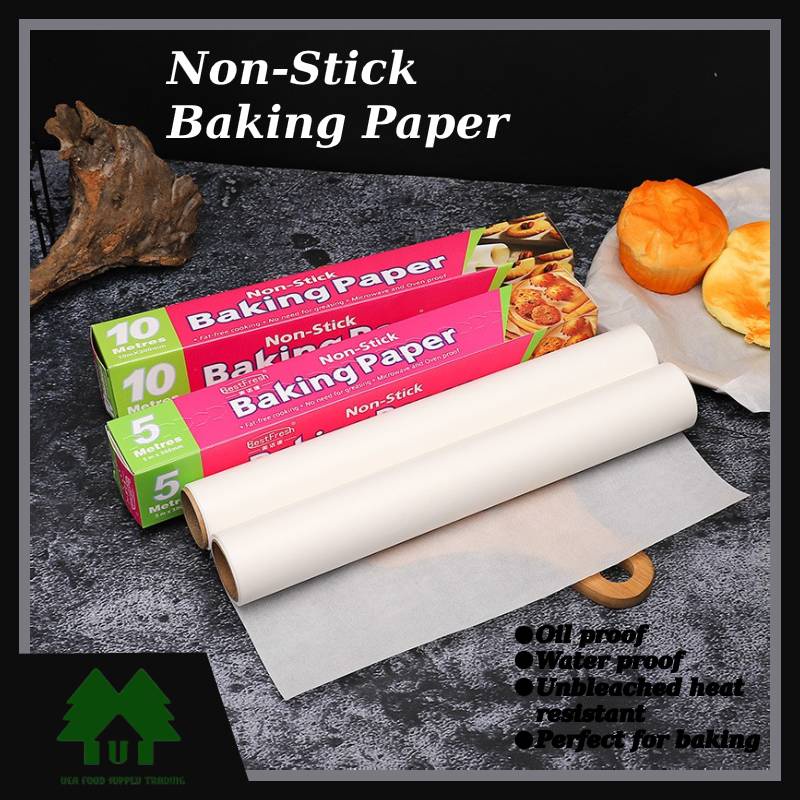 5M/10M Baking Paper Barbecue Double-sided Silicone Oil Paper Parchment ...