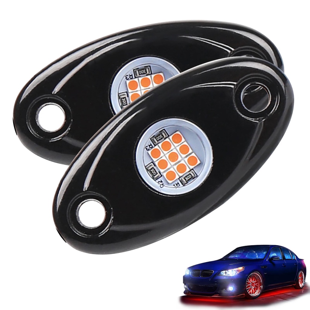 ☮Car Chassis Lights LED Neon Undercar Glow Light Waterproof Underbody