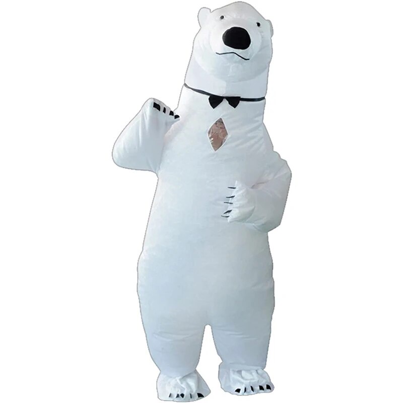 Inflatable Polar Bear Costume For Adult