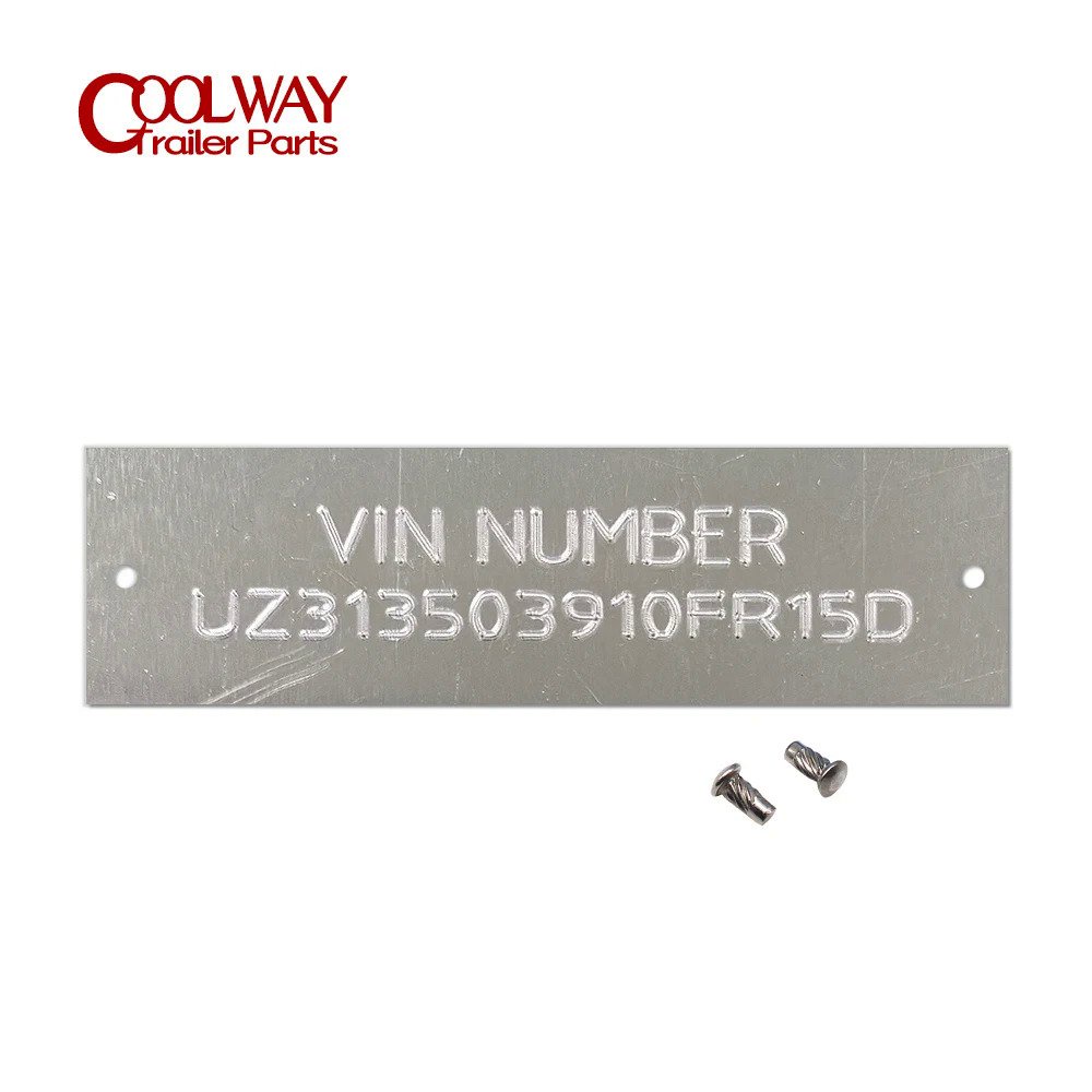 PSQS Stamped VIN HIN Number Serial Date Model ID TAG Identification 