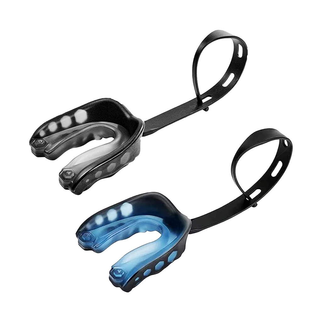 ⊹2pcs Hockey Mouthpiece Basketball Boxing Taekwondo Youths Adults