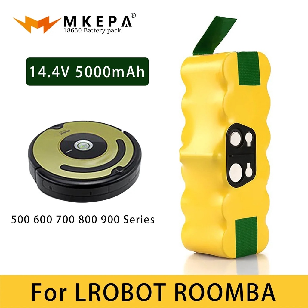 ☏14.4V 5000mAh Robot Vacuum Cleaner Battery for IRobot Roomba 500 600 700  800 900 Series 14.4V 6 ☃▷