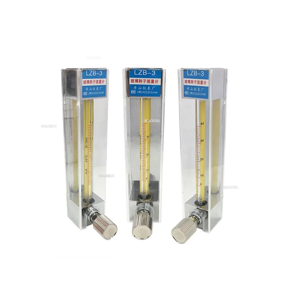 Gas Air Liquid Panel Gas Air Flow Meter Rotameter With Control Valve ...