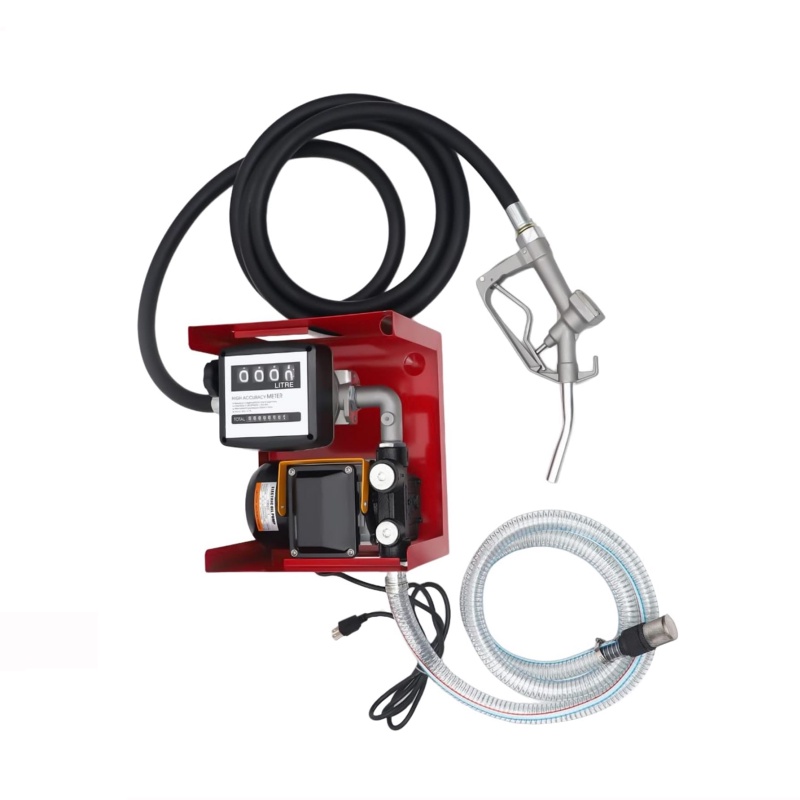 Fixed Pump Fuel Transfer Dispenser Set with Filter Meter Electric ...