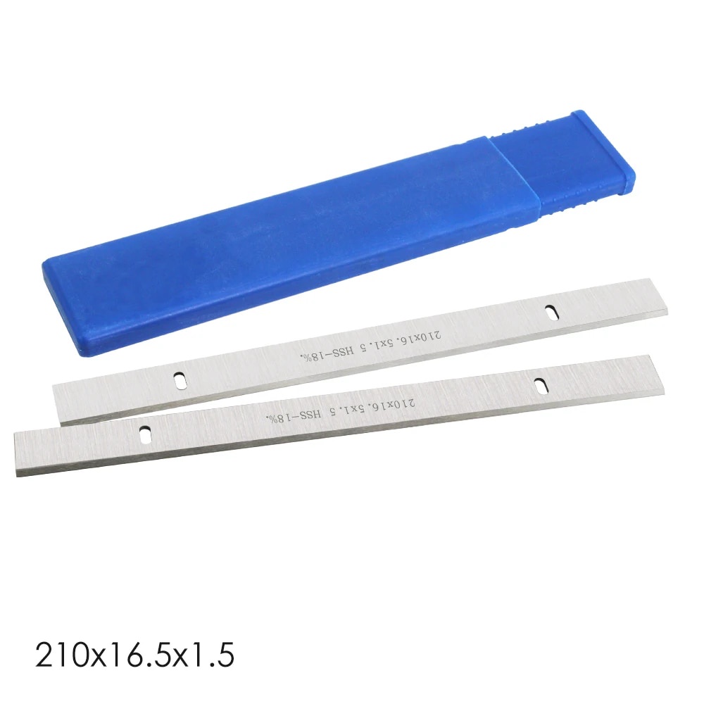 2pcs 8" 210 Mm Espesor HSS Cepilladora Cuchillas 210x16.5x1