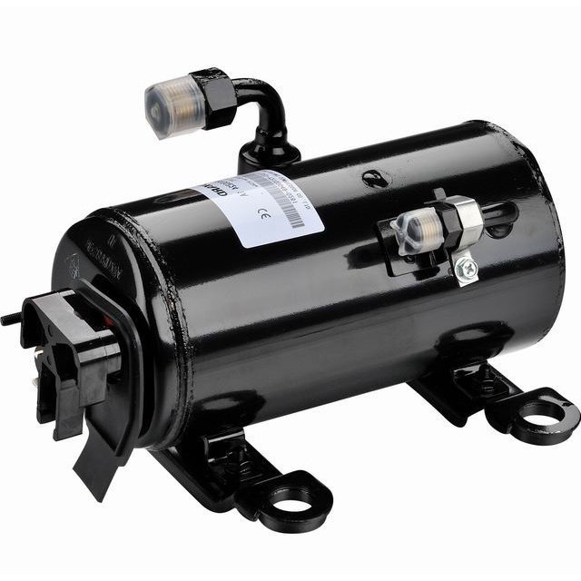 Residential a/c compressor for 24V DC vehicle cabin cab truck air ...