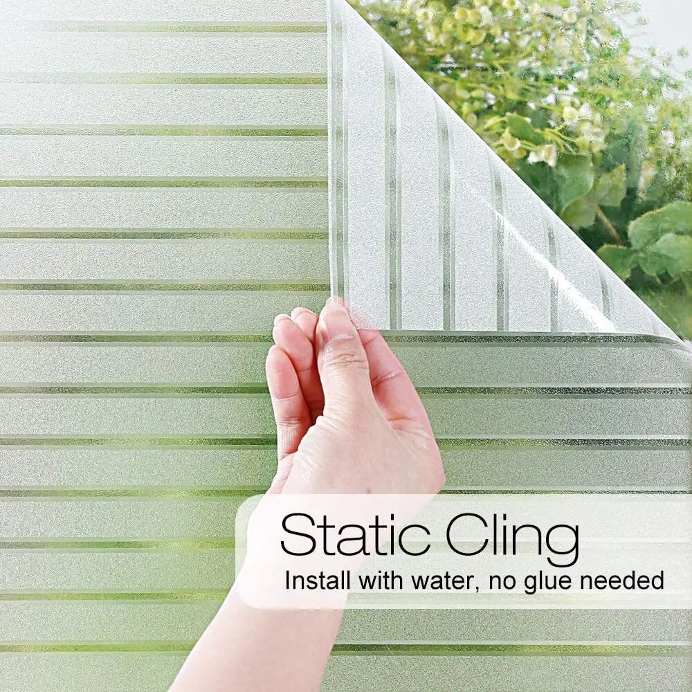 PVC Window Stickers Window Film Anti Look Pelicula Para Ventana Static ...