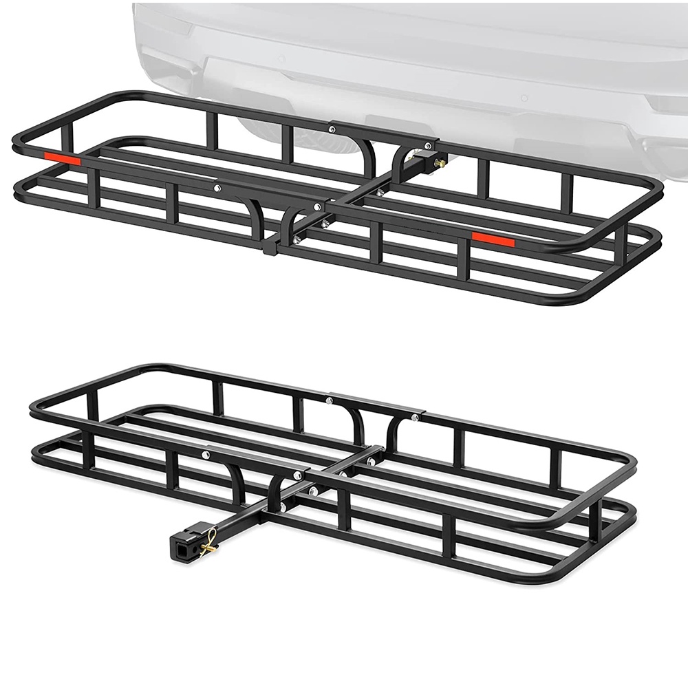 Detachable folding car rear luggage rack hitch carrier large dimensions