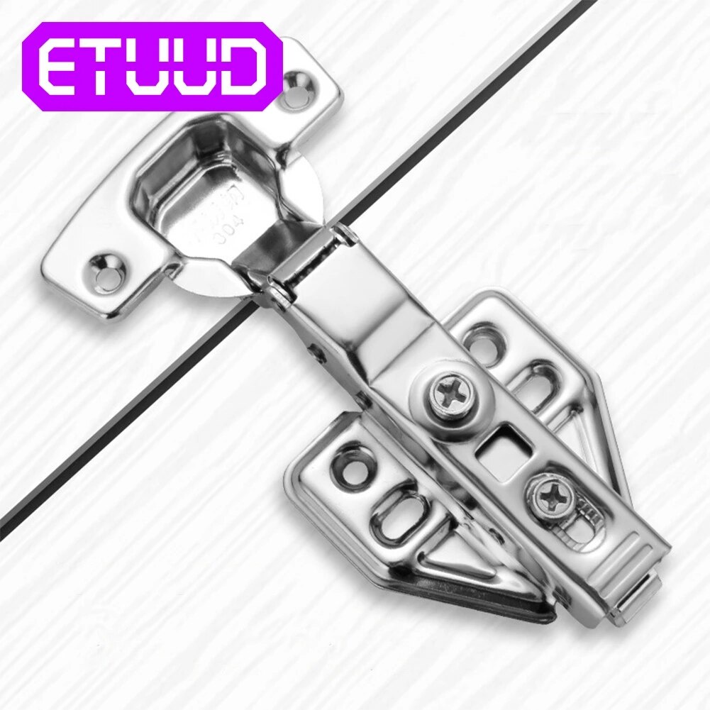 2PC F Series Rustless Hydraulic Hinge 304 Steel Core Damper Buffer ...