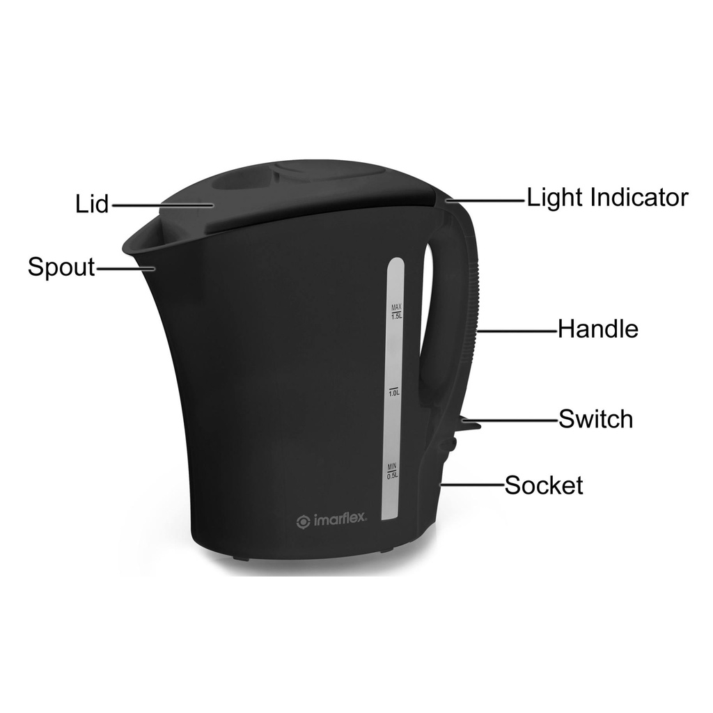 Imarflex IK140 1.5L Electric Kettle Shopee Philippines